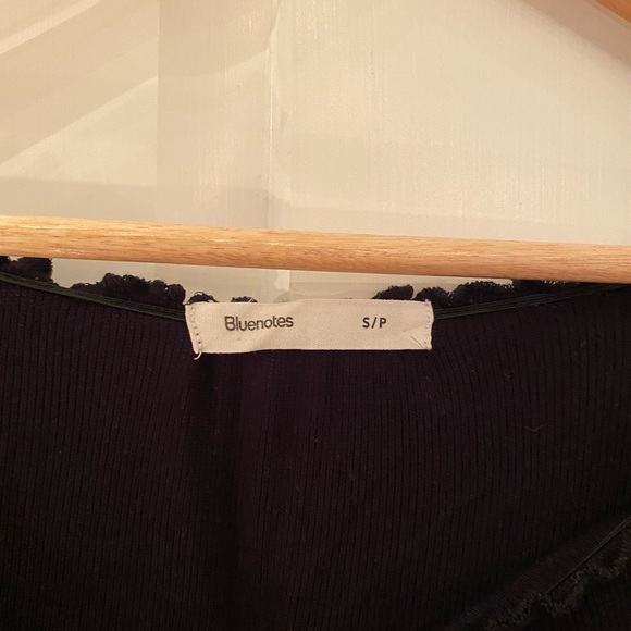 2/$20 Off the shoulder black shirt - Picture 3 of 3